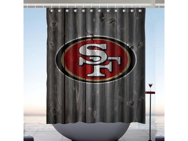 San Francisco 49ers Nfl 01 Design Polyester Fabric Bath Shower