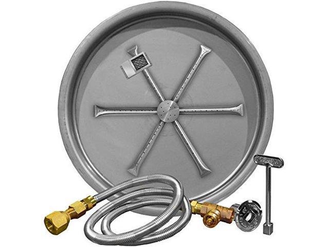 Firegear 25 Inch Round Burning Spur Natural Gas Fire Pit Burner