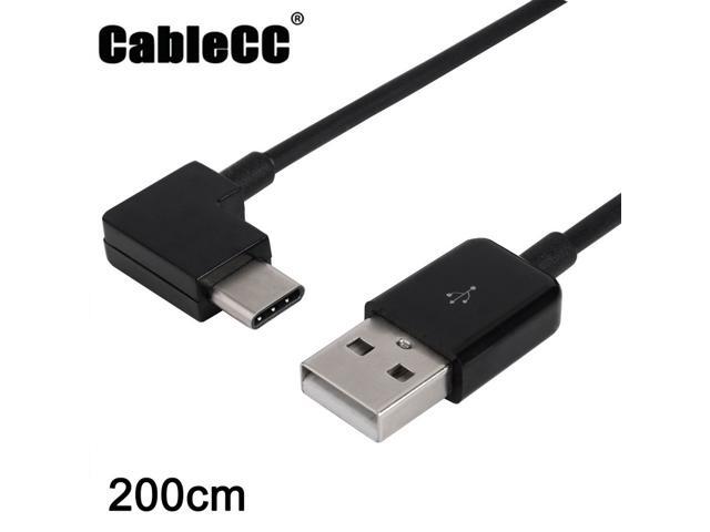 100cm Right Angled USB 3.1 Type C to USB 2.0 Cable 90 Connector for Tablet Phone