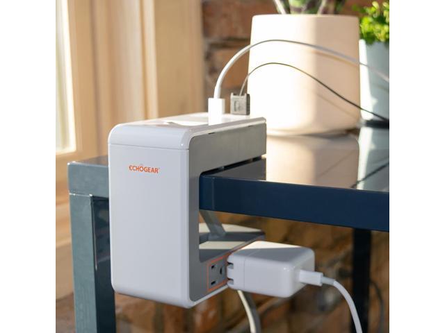 Echogear Desk Clamp Power Station With 1080j Of Surge Protection