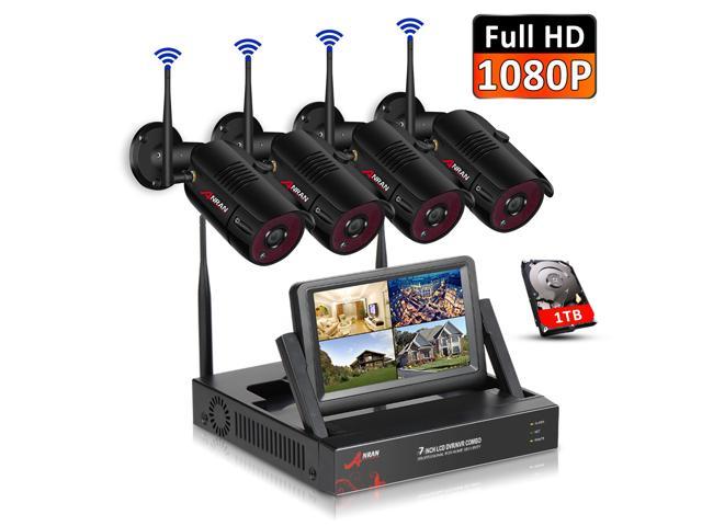 4 channel 1080p wireless security system