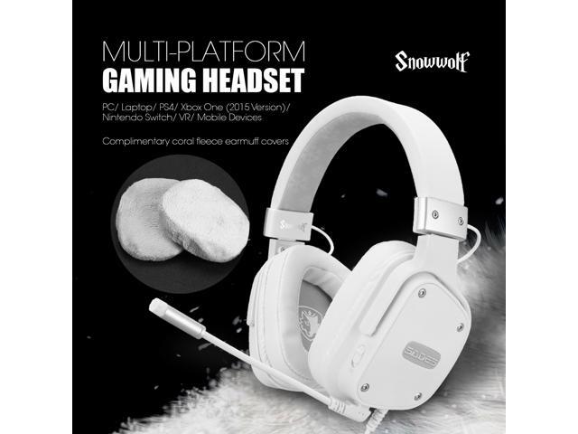 Headset gamer sades snowwolf Clearance