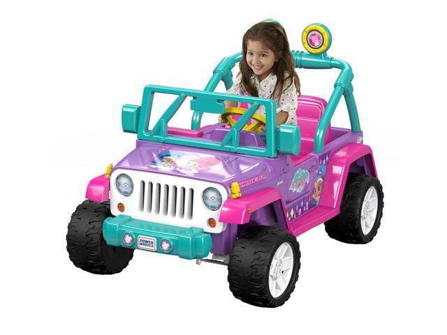 Power Wheels Nickelodeon Shimmer and Shine Jeep Wrangler - Newegg.com