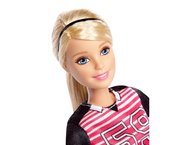 Barbie  Made to Move Soccer Player Doll 