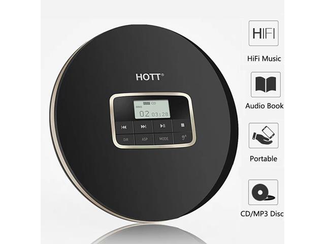 CD611T Bluetooth CD Player LCD Display Anti-Skip Shockproof Car Stereo