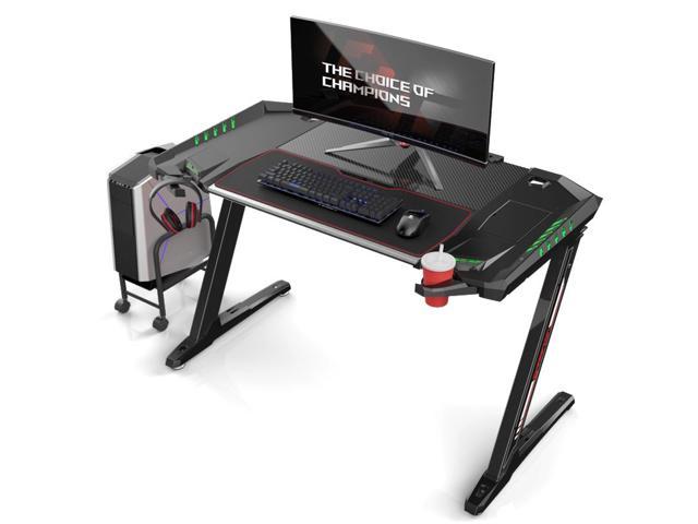 Eureka Z2 Gaming Desk Gaming Desk For Console Pc Gamers Rgb