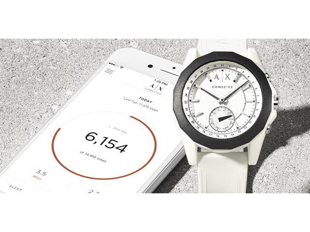 armani exchange connected hybrid men's smartwatch