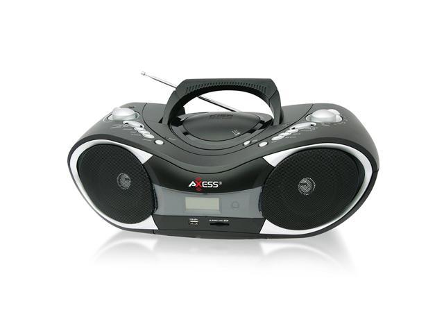 Axess Portable Cdmp3 Boombox 6304