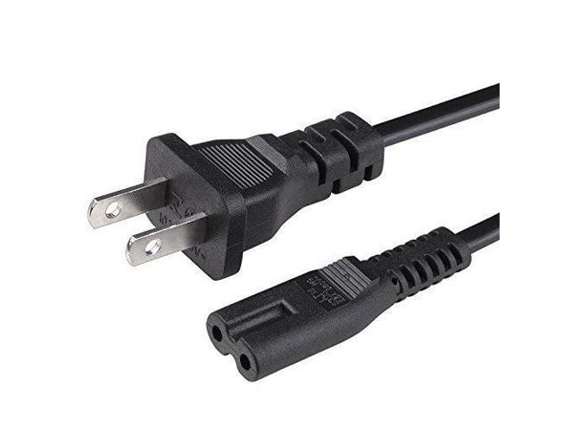 Omnihil 10 Feet AC Power Cord Compatible with WELQUIC Thermal Receipt  Printer/Chefman Portable CompAC t Personal Fridge/TaoTronics Sound  Bar/Technics 
