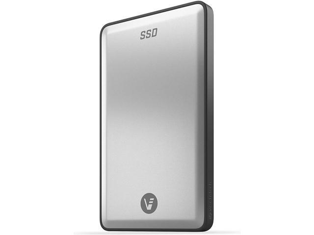 GFORCE 3.1 Portable SSD Series Windows Silver Fantom Drives External SSD 500GB USB 3.1 Gen 2 Type-C 10Gb/s 