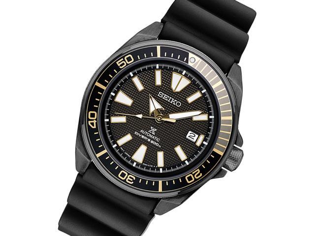 seiko srpb55 men's black ion