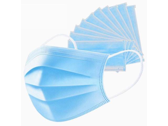 50 Pcs Non Woven Disposable Face Respirator Mask 3 Layer Earloop Activated Carbon Anti Dust Proof Mouth Mask Newegg Com