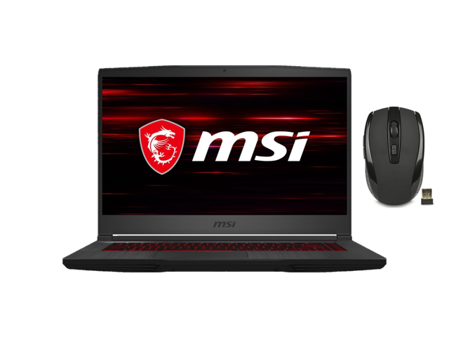 New MSI 15.6" FHD Gaming Laptop| Intel Core i7-10750H| NVIDIA GeForce GTX 1660 Ti| 16GB DDR4 RAM| 512GB SSD| Windows 10 Home| Backlit Keyboard| Bundle Woov Wireless Mouse