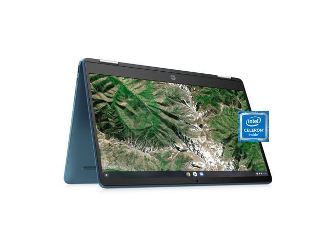 NEW HP 14" HD 2-in-1 Touch Chromebook| Intel Celeron N4020| Intel UHD Graphics 600| 4GB Memory| 64GB eMMC| Chrome OS