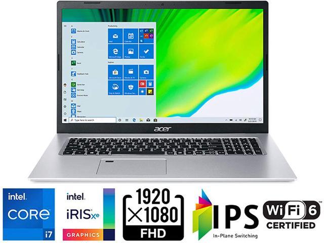 New Acer Aspire 5 laptop/ 17.3" Full HD IPS Display/ 11th Gen Intel Core i7-1165G7/Intel Iris Xe Graphics/16GB DDR4/ 512GB NVMe SSD/ WiFi 6/ Fingerprint Reader/ Backlit Keyboard/Windows 10 Home OS