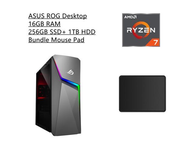 New ASUS ROG Strix Gaming Desktop | AMD Ryzen 7 5700G Processor | NVIDIA GeForce RTX 2060 Super | 16GB RAM | 256GB SSD +1TB HDD | Windows 10 Home| Bundle with Mouse Pad