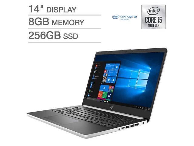 Newest HP 14 Premium HD Micro-edge Laptop |10Th Intel Quad Core i5-1035G1|8GB DDR4|256GB NVMe SSD+16GB Intel Optane| Wi-Fi 5 (2x2)| Bluetooth | HDMI | Windows 10 Home