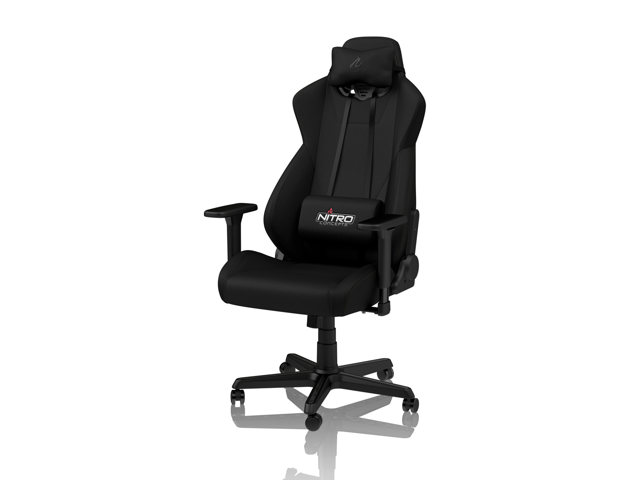 Nitro Concepts S300 Stealth Black Ergonomic Office Gaming Chair - NC-S300-B