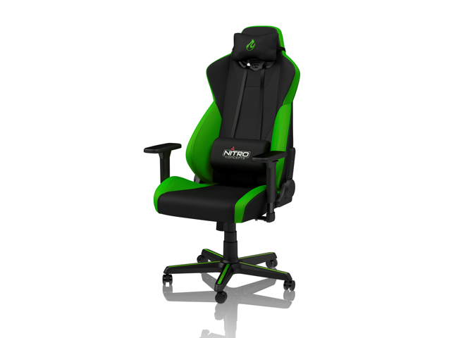 Nitro Concepts S300 Atomic Green Ergonomic Office Gaming Chair