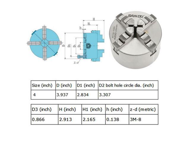 100MM SELF CENTERING CHUCK