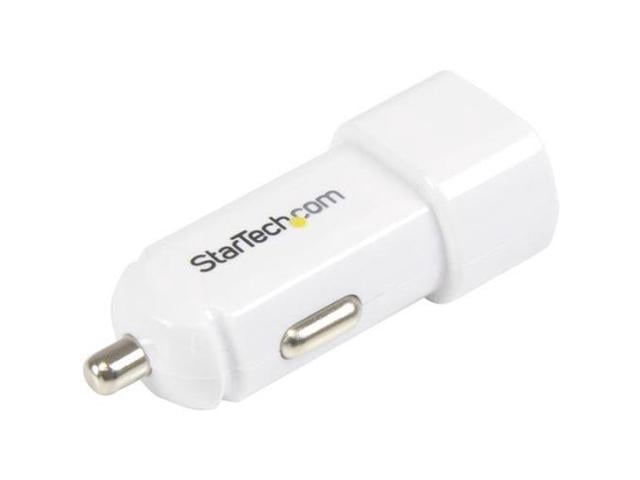 StarTech.com USB2PCARWH White Dual-port USB car charger - 17W/3.4A