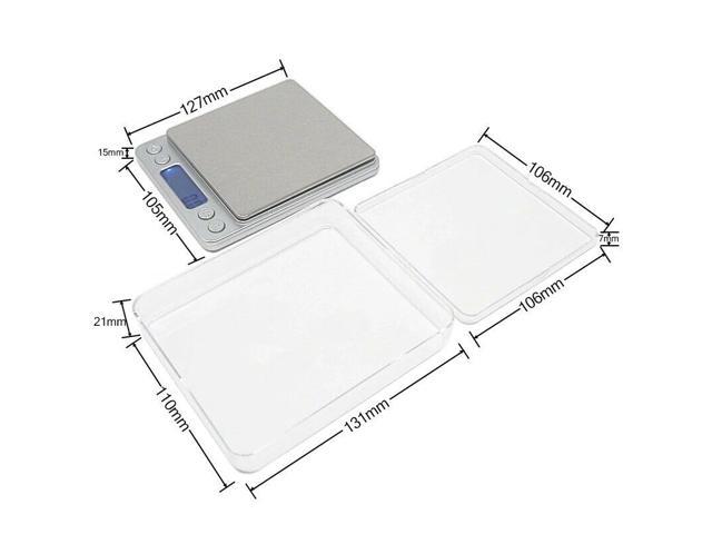 Digital Scale 3000g x 0.1g Jewelry Gold Silver Coin Gram Pocket Size Herb  Grain