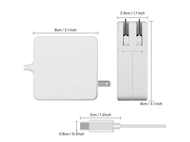 87W USB C Power Supply Charger Adapter For Apple MacBook Pro A1707 ...