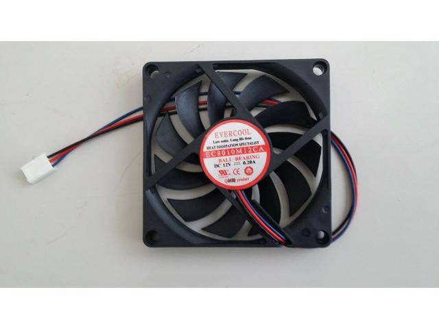 Akasa Ultra Quiet 80mm Black Case Fan Ball Bearing