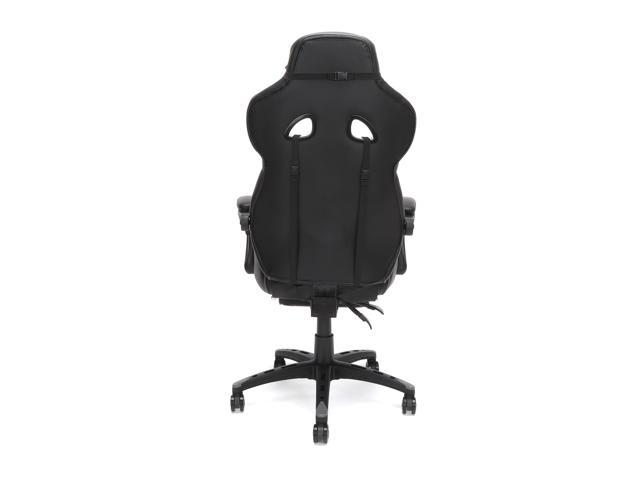 Respawn 110 Racing Style Gaming Chair Reclining Ergonomic Leather Chair With Footrest In Gray Rsp 110 Gry Newegg Com