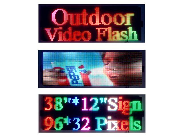 outdoor scrolling led sign