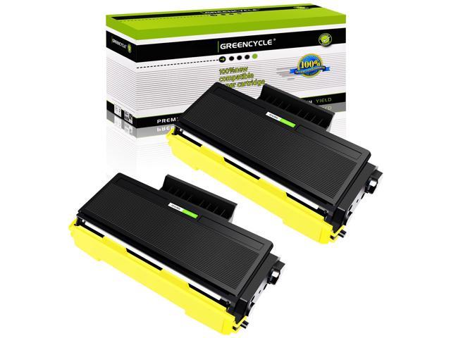 GREENCYCLE 2 Pack New Compatible Brother TN650 TN-650 Toner Cartridge ...