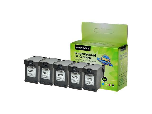 4PK Black /& 1PK Color Ink Cartridges For HP 63XL Deskjet 2131 2133 3631 3636