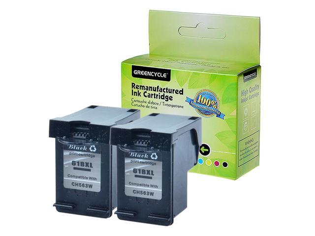 2PK Black+1PK Color Compatible with Ink for HP 61XL DeskJet 1510 1512 2000 2050