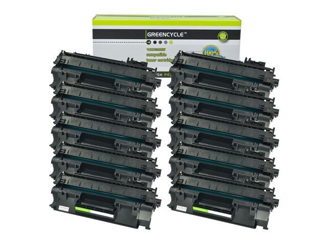 10 PK High Yield CE505A 05A Toner For HP LaserJet P2035n P2050 P2055dn P2055x