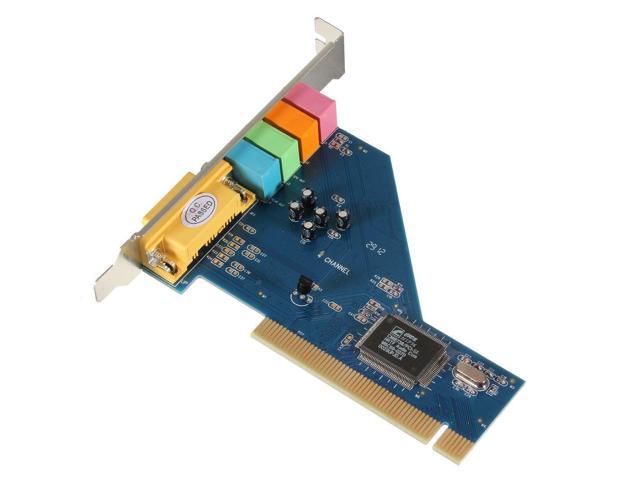 PROMOTION! Hot 4 Channel 8738 Chip 3D Audio Stereo PCI Sound Card Win7 64 Bit