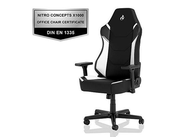 Nitro Concepts X1000 Gaming Chair Black White Newegg Com