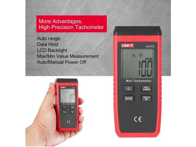 UNI-T UT373 Digital Laser Tachymètre Auto RPM Meter Non-Contact LCD rétroéclairage CE 
