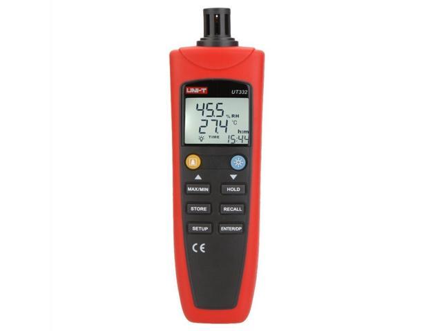 UNI-T UT332 Digital Thermo-hygrometer Temperature Humidity Moisture Meter Sensor Thermometer w/USB & Power Saving Mode