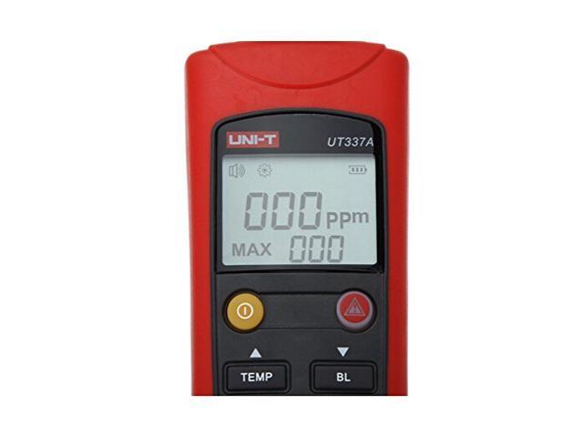Carbon Monoxide Meter UNI-T UT337A Smart Sensor Handheld CO Tester with Sound & Light Alarm Backlight Display