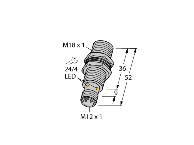 BOXED NEW Turck Inductive Sensor BI8U-MT18-AP6X-H1141 1644730 