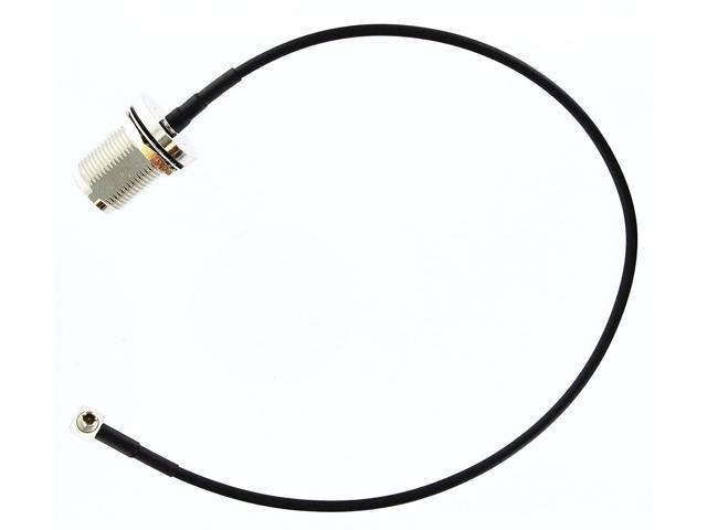 USA-CA LMR100 CRC9 MALE ANGLE to BNC FEMALE Coaxial RF Pigtail Cable 