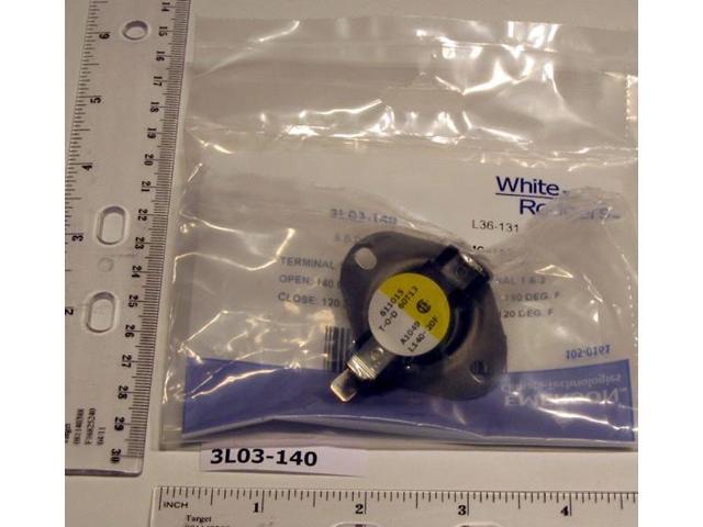 Emerson 3L03 140 Snap Disc Limit Control with Manual Reset