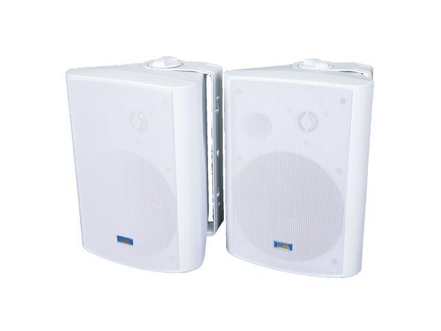 TIC ASP ASP120-W 2 CH White Outdoor Patio Speakers Pair