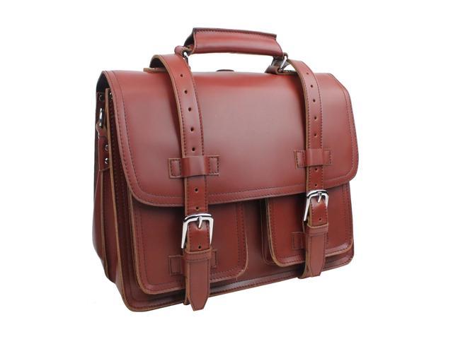 classic leather briefcase