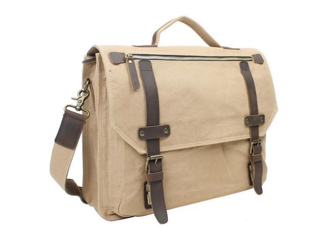 canvas laptop messenger bag