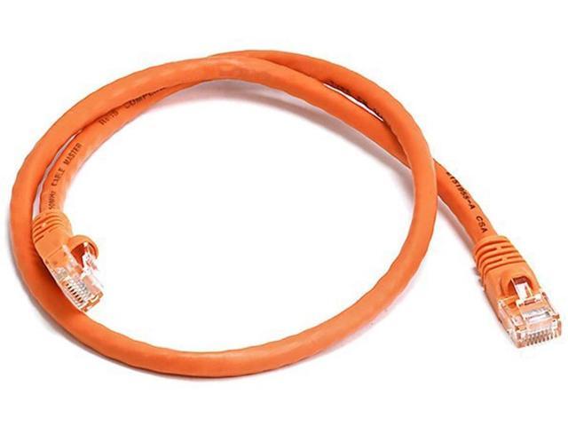 Orange 15ft RJ45 Cat5e 350MHz Molded Patch Cable
