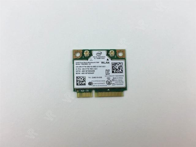 New Oem Dell 9vvtm Intel Dual Band Wireless N 7260 7260hmw An Agn Bt 4 0 Pcie Network Cards Computer Components Parts