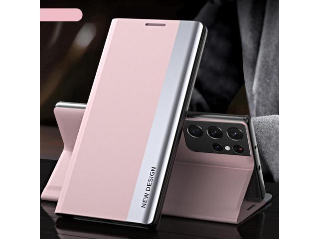 For Samsung Galaxy S23 Ultra 5G Side Electroplated Adsorption Leather Phone Case - Newegg.com