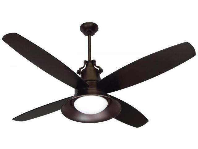 Outdoor Wet Ceiling Fan With Light By Craftmade Un52obg4 Union 52 Inch For Patio And Remote Bronze