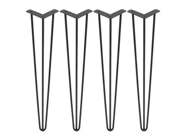 4 Pcs 3 Rod Hairpin Legs 9 5mm U Shaped Furniture Legs 30 Inch Steel Desk Legs Home Furniture Parts Newegg Com